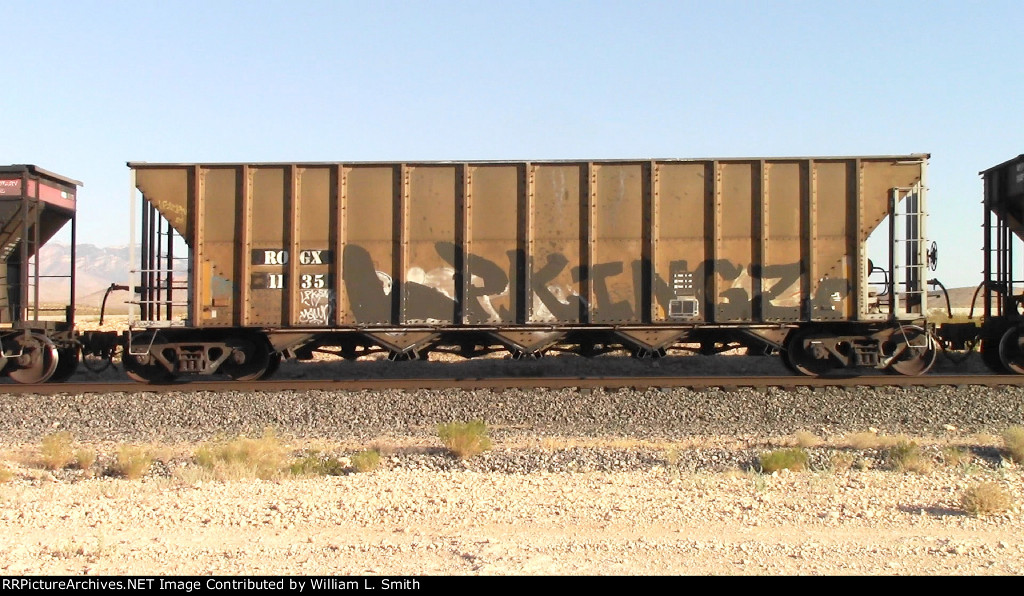 WB Unit Loaded Hooper Frt at Erie NV W-MdTrnSlv-Pshrs -13